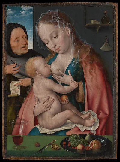 The Holy Family by Joos van Cleve