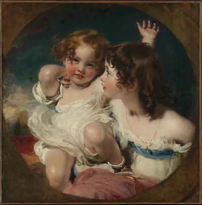 The Calmady Children (Emily, 1818–?1906, and Laura Anne, 1820–1894) by Sir Thomas Lawrence