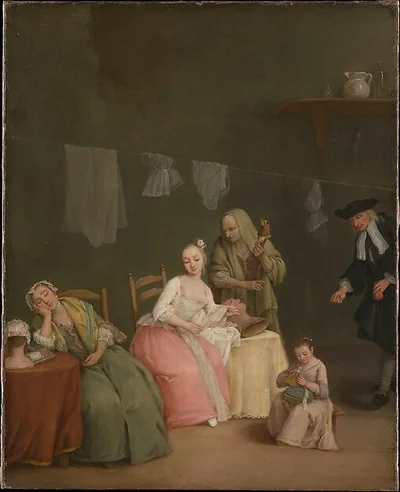 The Letter by Pietro Longhi (Pietro Falca)