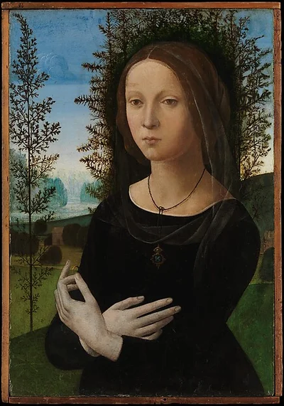 Portrait of a Young Woman by Lorenzo di Credi (Lorenzo d'Andrea d'Oderigo)