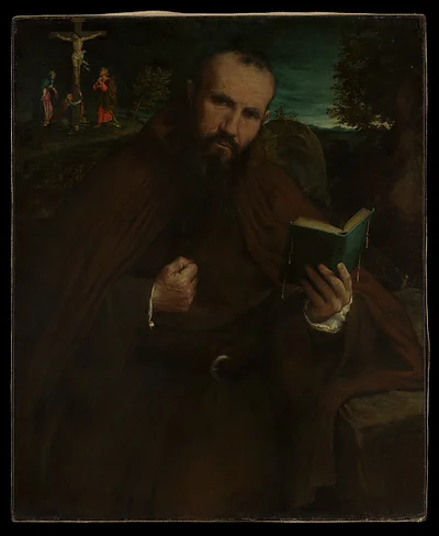 Brother Gregorio Belo of Vicenza by Lorenzo Lotto