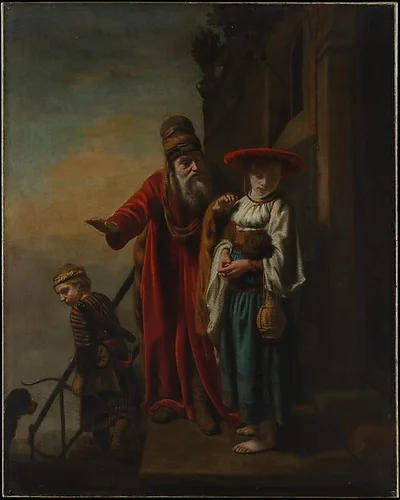 Abraham Dismissing Hagar and Ishmael by Nicolaes Maes