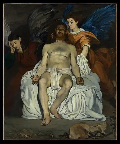 The Dead Christ with Angels by Edouard Manet