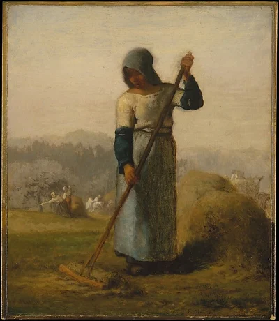 Woman with a Rake by Jean-François Millet