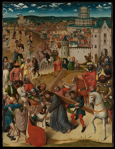 Christ Bearing the Cross by North Netherlandish (Bruges) Painer