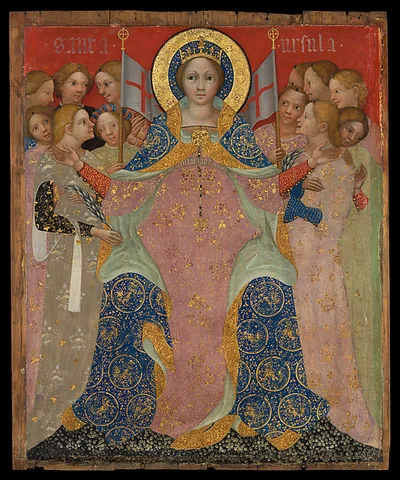 Saint Ursula and Her Maidens by Niccolò di Pietro