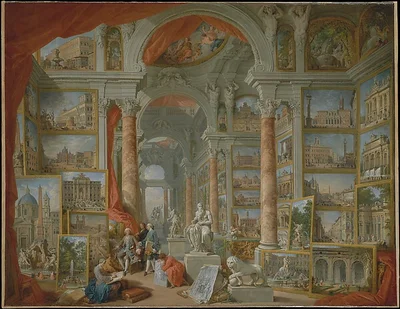 Modern Rome by Giovanni Paolo Panini