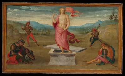 The Resurrection by Perugino (Pietro di Cristoforo Vannucci)