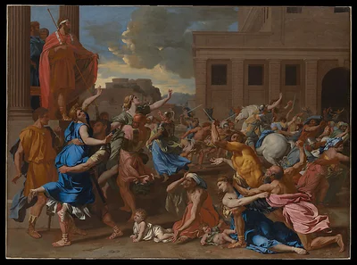 The Abduction of the Sabine Women by Nicolas Poussin