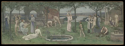 Inter artes et naturam (Between Art and Nature) by Pierre Puvis de Chavannes