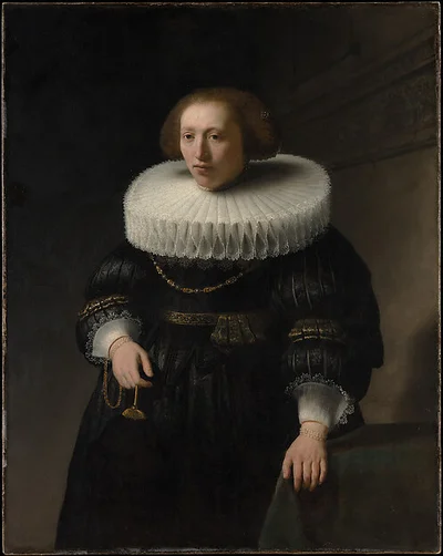Portrait of a Woman, probably a Member of the Van Beresteyn Family by Rembrandt (Rembrandt van Rijn)