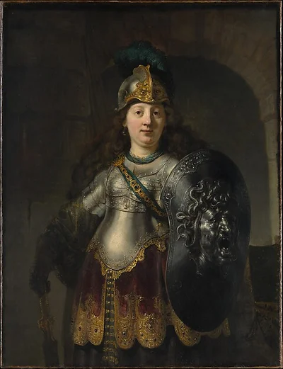 Bellona by Rembrandt (Rembrandt van Rijn)