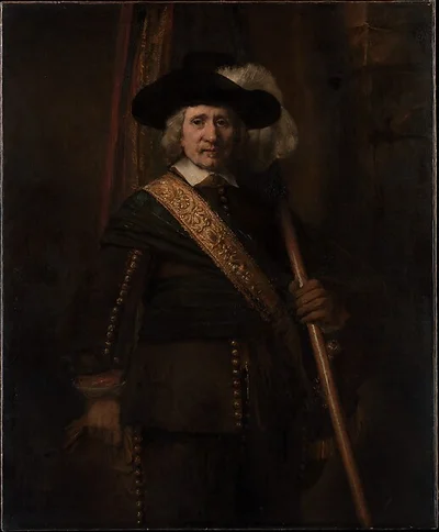 The Standard Bearer (Floris Soop, 1604–1657) by Rembrandt (Rembrandt van Rijn)