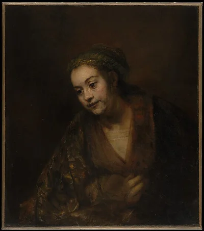 Hendrickje Stoffels (1626–1663) by Rembrandt (Rembrandt van Rijn)