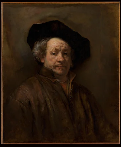 Self-Portrait by Rembrandt (Rembrandt van Rijn)