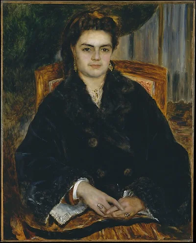 Madame Édouard Bernier (Marie-Octavie-Stéphanie Laurens, 1838–1920) by Auguste Renoir