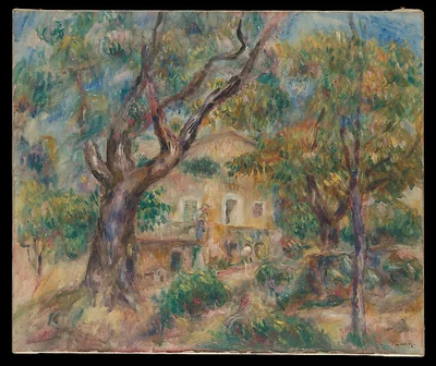 The Farm at Les Collettes, Cagnes by Auguste Renoir