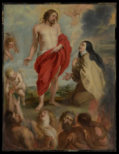 Saint Teresa of Avila Interceding for Souls in Purgatory by Peter Paul Rubens