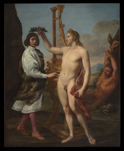 Marcantonio Pasqualini (1614–1691) Crowned by Apollo by Andrea Sacchi