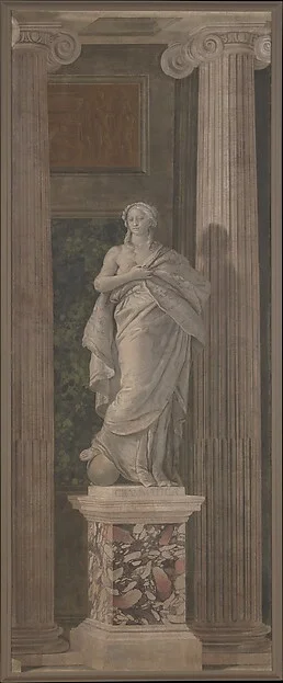 Allegorical Figure Representing Grammar by Giovanni Battista Tiepolo