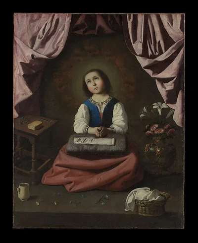 The Young Virgin by Francisco de Zurbarán