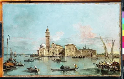 The Island of San Michele, Venice by Francesco Guardi