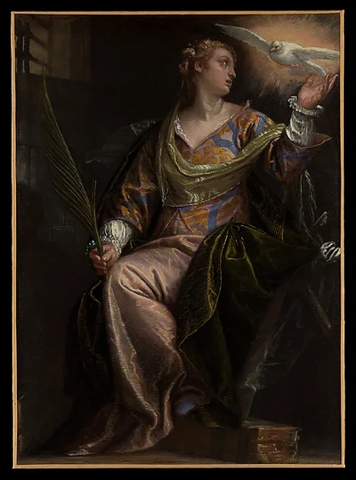 Saint Catherine of Alexandria in Prison by Paolo Veronese (Paolo Caliari)