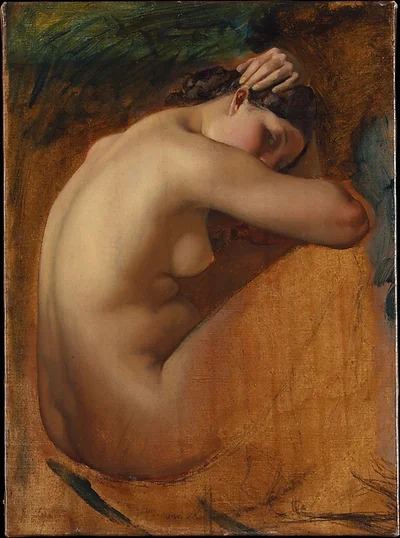 Study of a Female Nude by Henri Lehmann