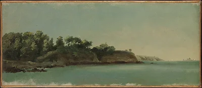The Banks of the Rance, Brittany by Pierre Henri de Valenciennes