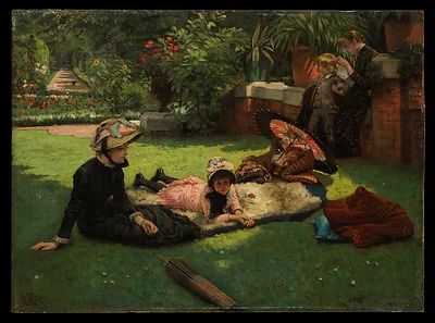 In Full Sunlight (En plein soleil) by James Tissot