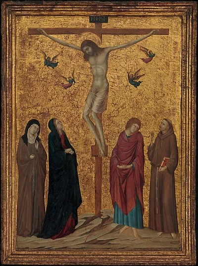 The Crucifixion by Ugolino da Siena