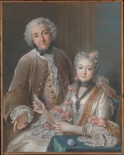 François de Jullienne (1722–1754) and Marie Elisabeth de Jullienne (Marie Elisabeth de Séré de Rieux, 1724–1795) by Charles Antoine Coypel