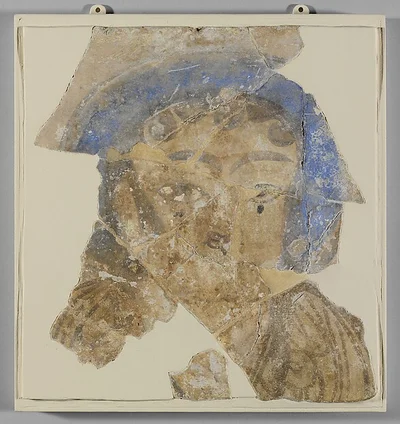 Wall Painting with Female Figure by Unknown Artist