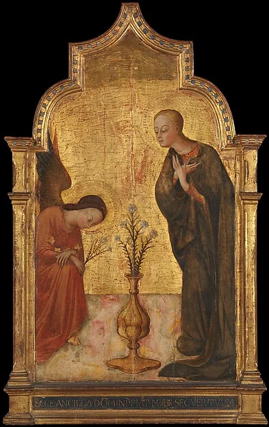 The Annunciation by Sassetta (Stefano di Giovanni)
