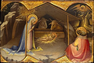 The Nativity by Lorenzo Monaco (Piero di Giovanni)