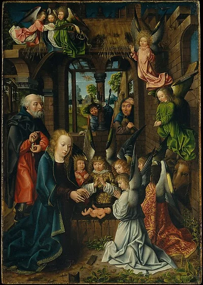 The Adoration of the Christ Child by Master of Frankfurt