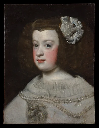 María Teresa, Infanta of Spain by Diego Rodríguez de Silva y Velázquez