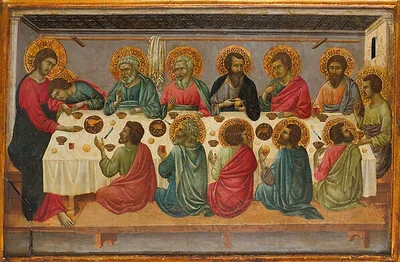 The Last Supper by Ugolino da Siena (Ugolino di Nerio)