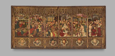Altarpiece (retablo) with Scenes from the Passion by Master Morata