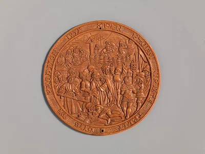 Medallion with the Betrayal of Jesus by Unknown Artist