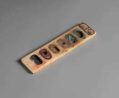 Painter's Palette Inscribed with the Name of Amenhotep III by Unknown Artist
