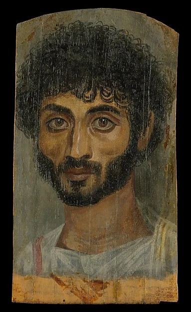 Portrait of a thin-faced, bearded man by Unknown Artist