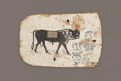 Footboard from a cartonnage coffin by Unknown Artist