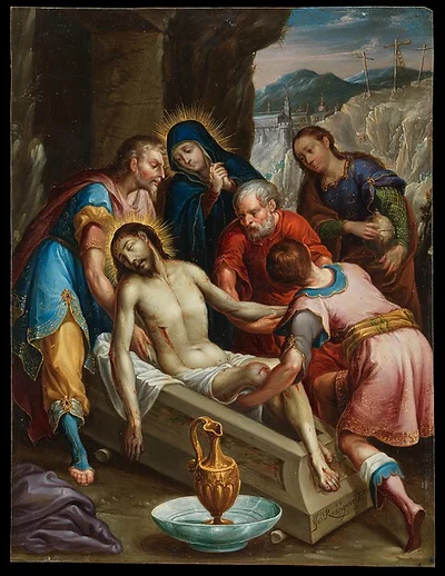 The Entombment of Christ by Juan Rodríguez Juárez