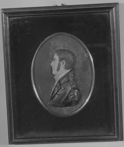 Profile Bust of a Young Man by John Christian Rauschner