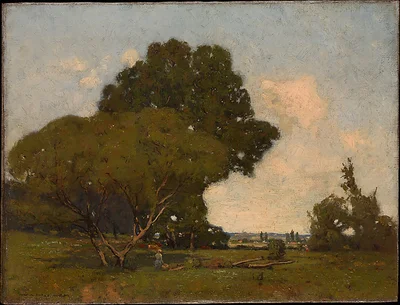 The Trees, Early Afternoon, France by William A. Harper