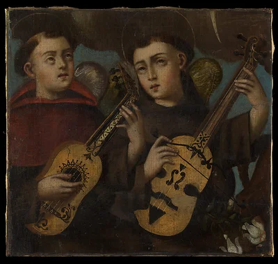 Saint Bonaventure and Saint Anthony of Padua by Basilio Santa Cruz Pumacallao