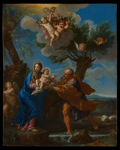 The Flight into Egypt by Carlo Maratti