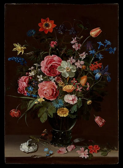 A Bouquet of Flowers by Clara Peeters