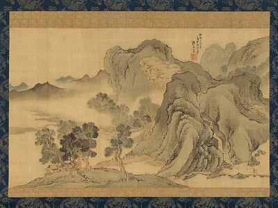 Landscape in Light Colors by Yosa Buson